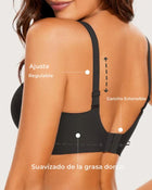 Sujetador negro detalle